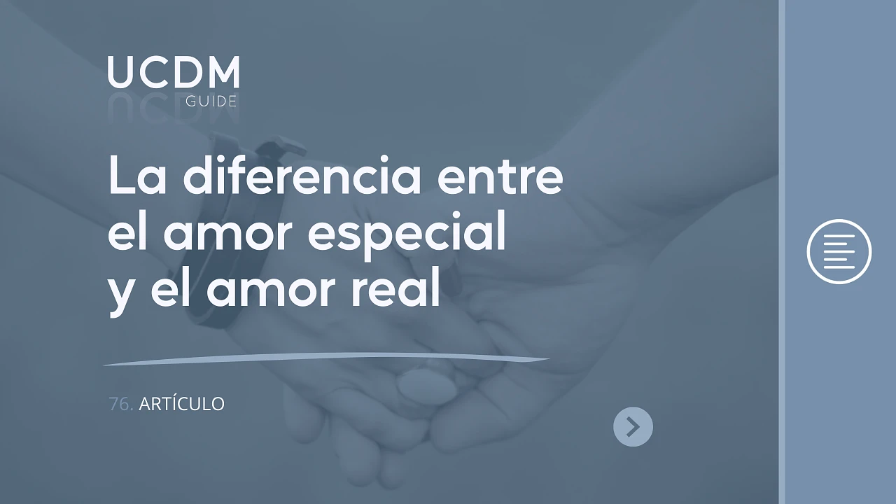 La diferencia entre el amor especial y el amor real