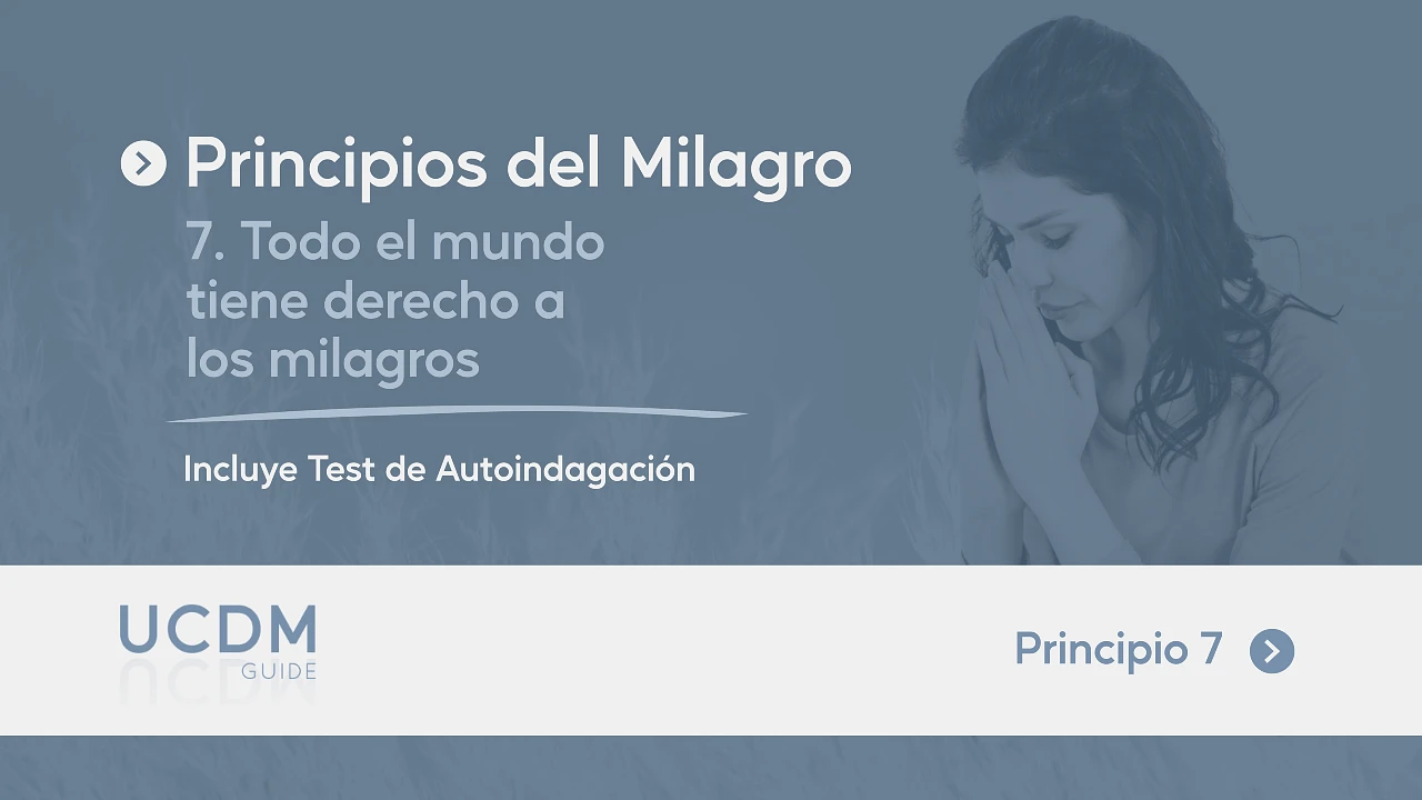 Todo el mundo tiene derecho a los milagros, pero antes es necesario una purificación. · Práctica y Test